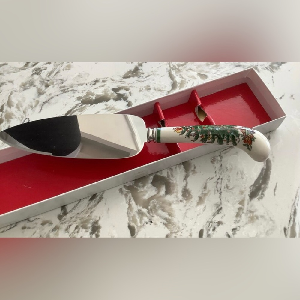 SPODE Christmas Tree Cake Slicer Server England Flatware Stainless
#1029243